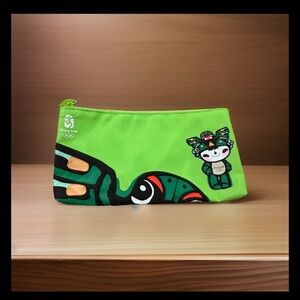 Beijing 2008 Olympic Jingjing Panda Mascot Souvenir Pouch Zipper : New With Tags